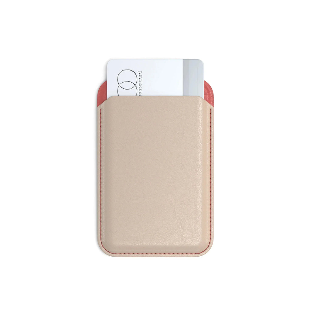 Vegan-Leather Magnetic Wallet Stand